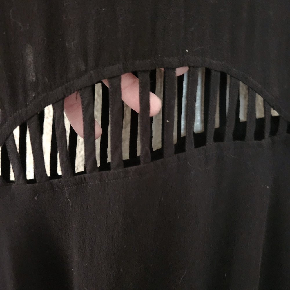 Back Caged Goth Sleeveless Dress Night Out Size SMALL ⚘️HP⚘️ - Picture 5 of 11